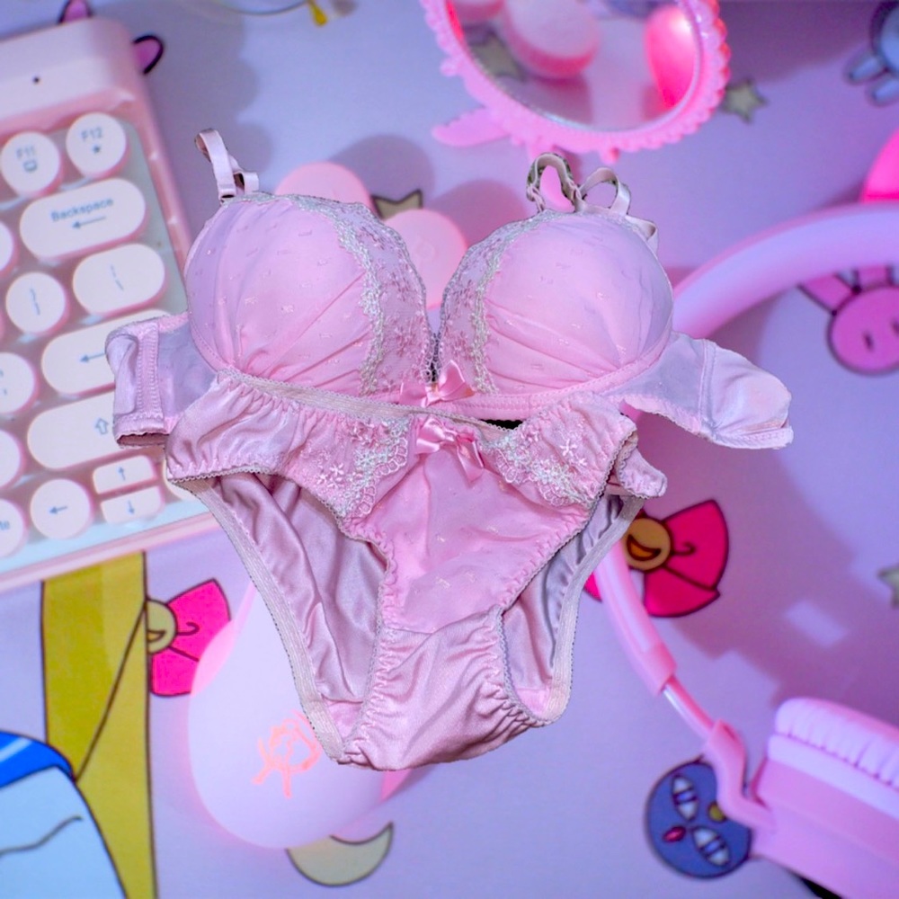 Pink purple kawaii set